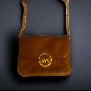 MICHAEL Michael Kors Brown Leather Fulton
Crossbody Purse 👜